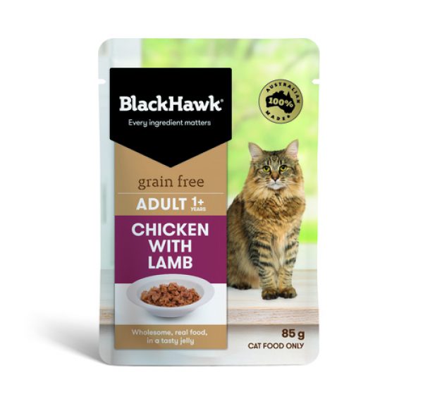 Black Hawk Chicken with Lamb Wet Cat Food