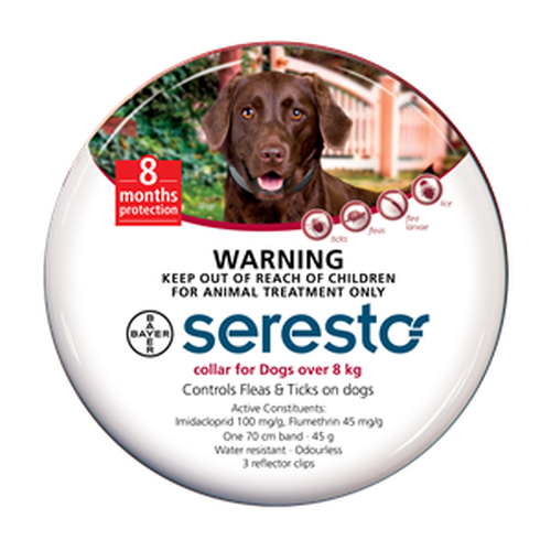 Seresto Flea Collar Dog 8kg+ Reviews Black Box