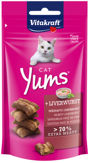 Vitakraft Cat Yums Liver Sausage Cat Treats