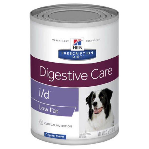 Hill’s Prescription Diet i/d Low Fat Digestive Care Wet Dog Food Cans