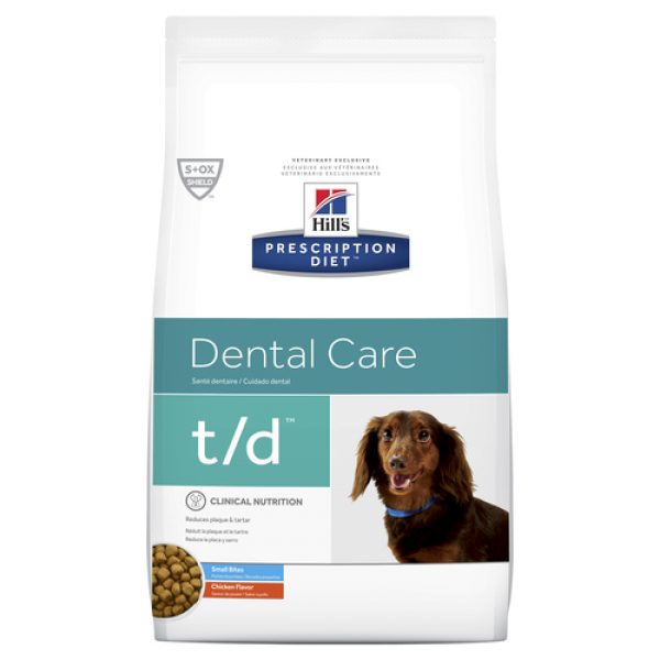 Hill’s Prescription Diet t/d Small Bites Dental Care Dry Dog Food