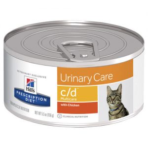 Hill’s Prescription Diet c/d Multicare Urinary Care Chicken Canned Cat Food