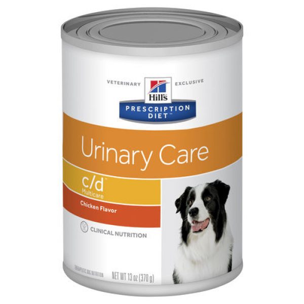 Hill’s Prescription Diet c/d Multicare Chicken Urinary Care Wet Dog Food Cans