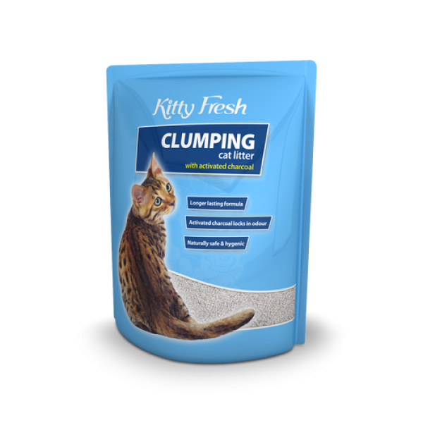 Kitty Fresh Activated Charcoal Clumping Cat Litter