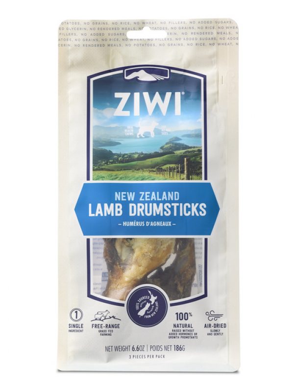 Ziwi Good-Dog Chews Lamb Drumstick Dog Treats