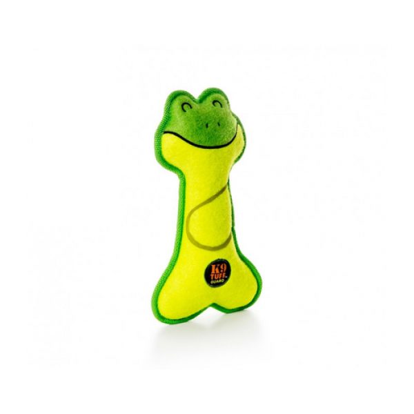 Charming Pets Lil Raquets Frog Dog Toy