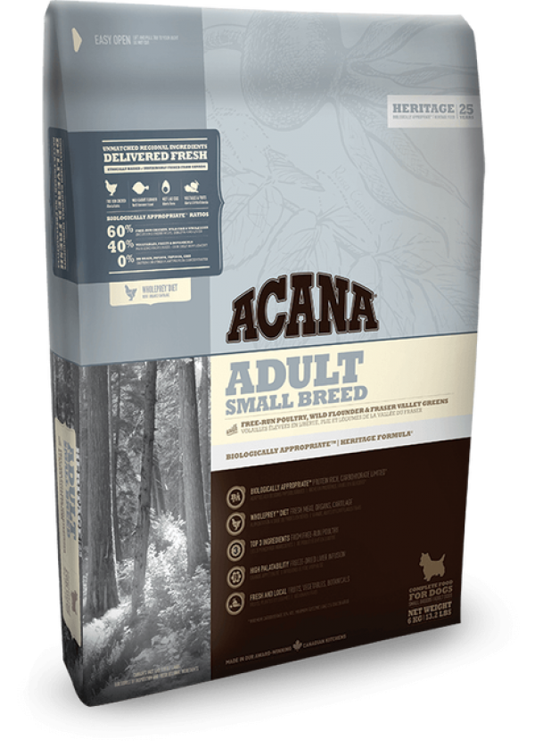 Acana Heritage Adult Small Breed Dry Dog Food