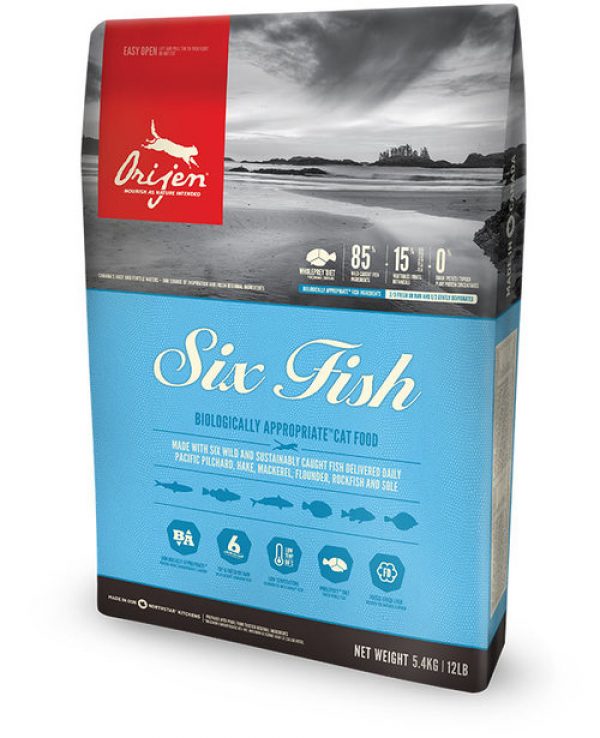Orijen Six Fish Dry Cat Food