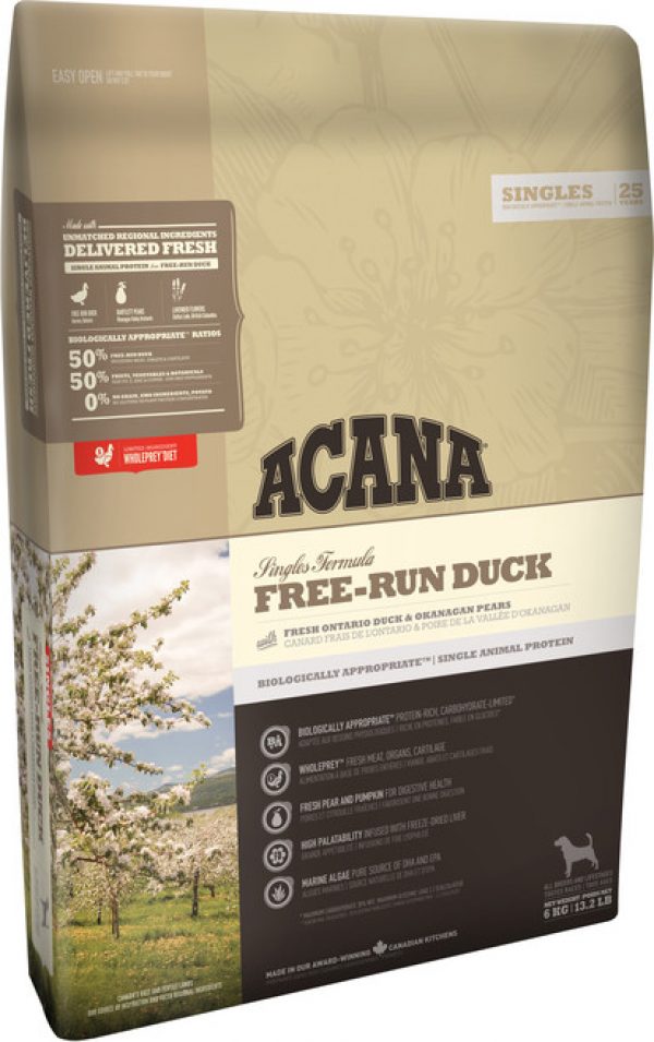 Acana Singles Free-Run Duck Dry Dog Food