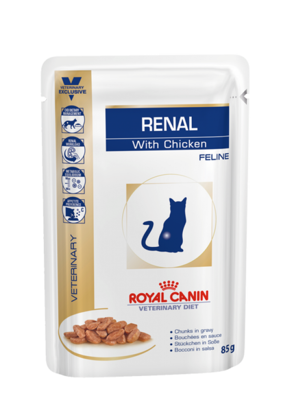 Royal Canin Vet Renal Chicken Wet Cat Food