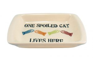 Petrageous One Spoiled Cat Saucer