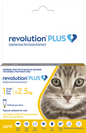 Revolution Plus Flea Treatment for Cats