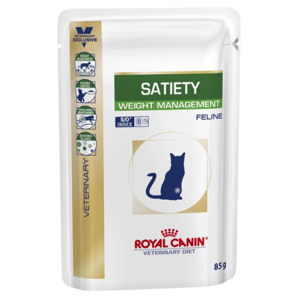 Royal Canin Vet Satiety Weight Management Wet Cat Food Reviews Black Box