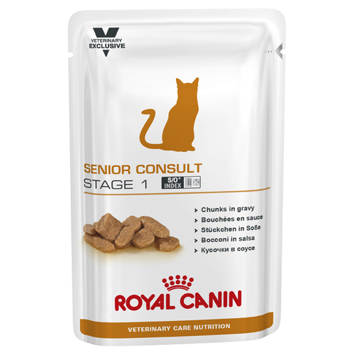 Royal Canin Vet Senior Consult Stage 1 Wet Cat Food Reviews Black Box