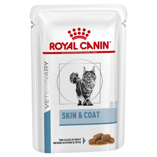 Royal Canin Vet Skin and Coat Wet Cat Food Reviews Black Box