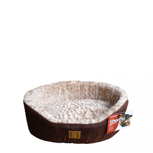 Brooklands Sherpa Clam Shell Bed