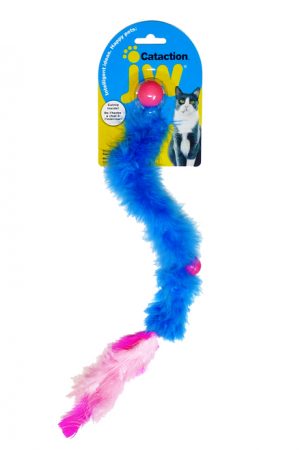 JW Cataction Bouncing Featherlite Catnip Boa