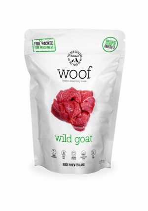 The NZ Natural Pet Food Co Woof Wild Goat Freeze Dried Dog Treats