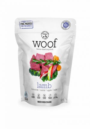 The NZ Natural Pet Food Co Woof Lamb Freeze Dried Dog Food