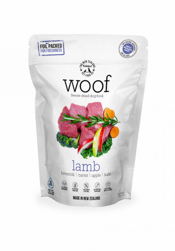 The NZ Natural Pet Food Co Woof Lamb Freeze Dried Dog Food