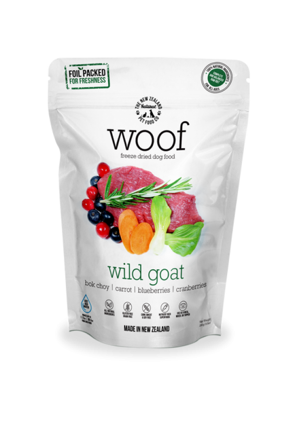 The NZ Natural Pet Food Co Woof Wild Goat Freeze Dried Dog Food Reviews