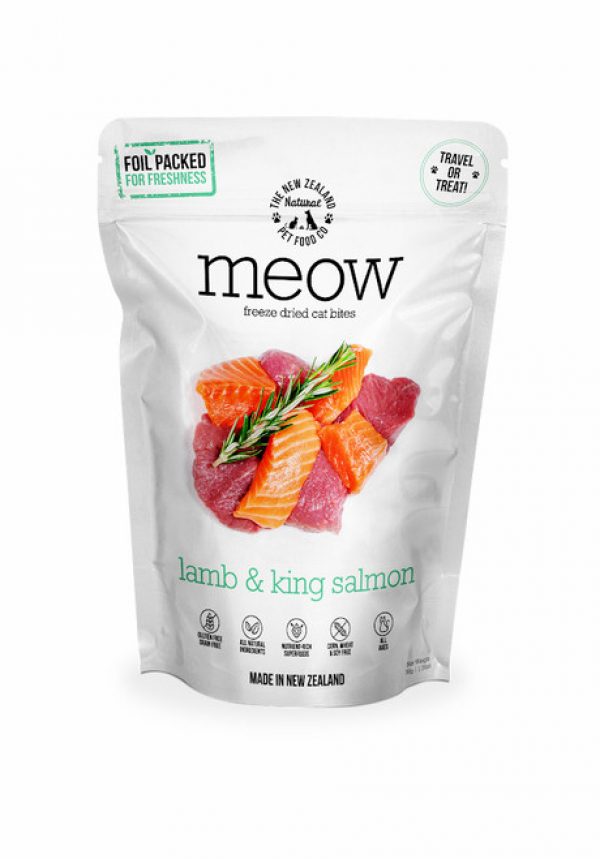 The NZ Natural Pet Food Co Meow Lamb & Salmon Cat Treats