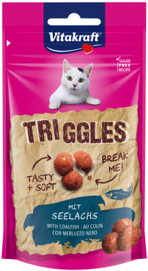Vitakraft Triggles with Coalfish Cat Treat