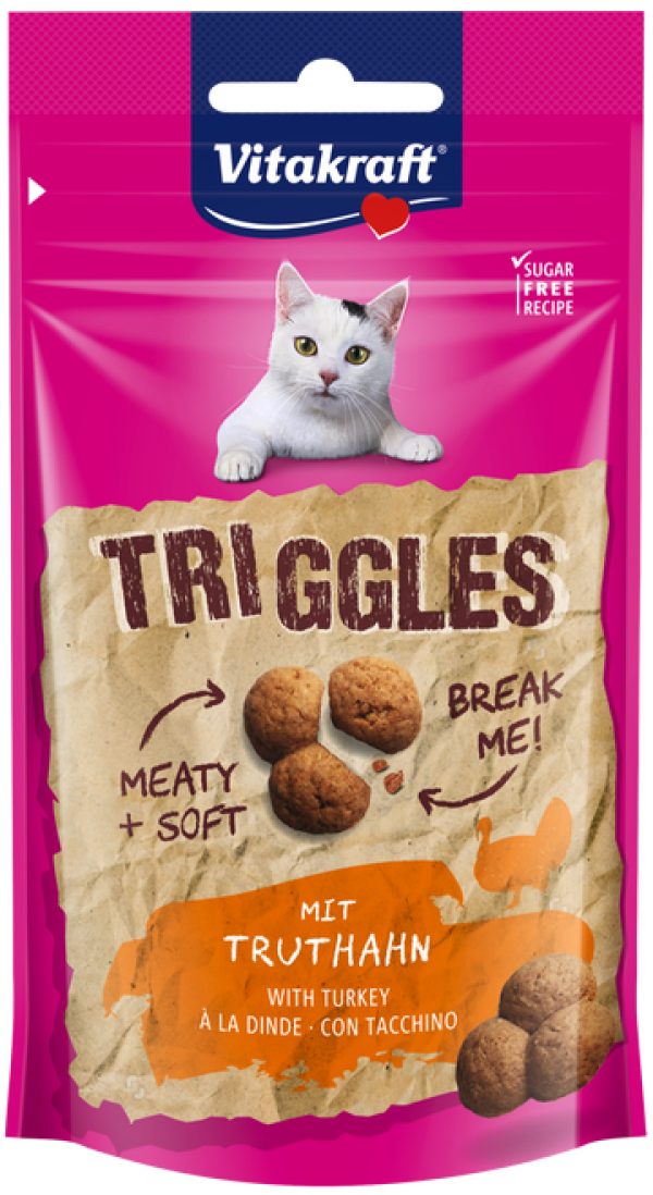 Vitakraft Triggles with Turkey Cat Treat