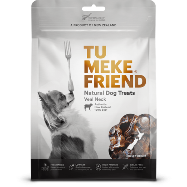 Tu Meke Veal Neck Dog Treats