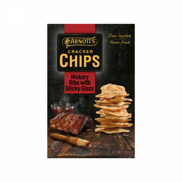 Arnott’s Cracker Chips – Hickory Ribs with Sticky Glaze
