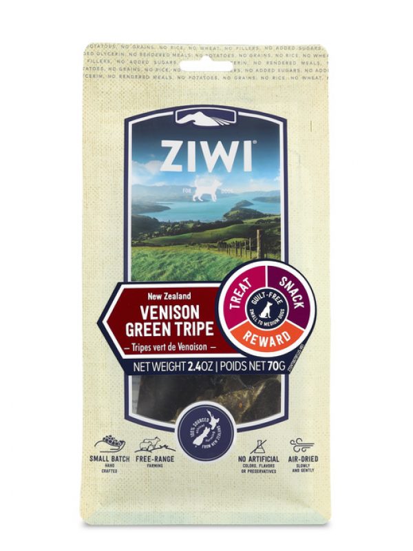 Ziwi Good-Dog Chews Venison Green Tripe Dog Treats