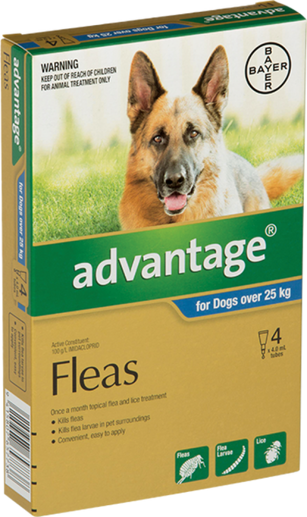 Advantage Flea Treatment for Dog 25kg+ Reviews Black Box