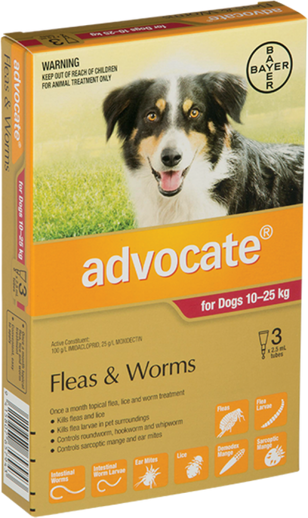 Advocate Flea Treatment For Dogs 10-25kg