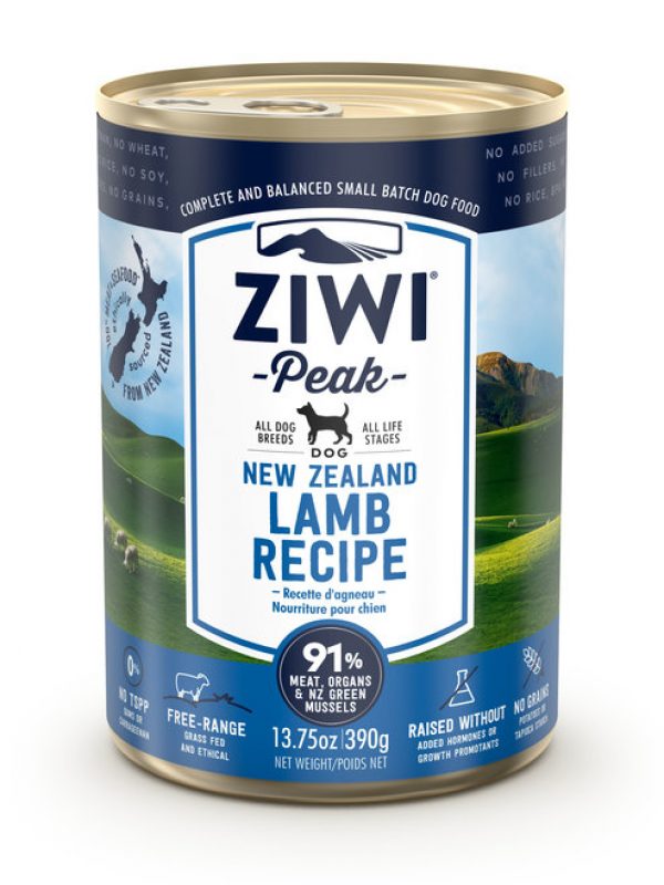 Ziwi Lamb Wet Dog Food Cans