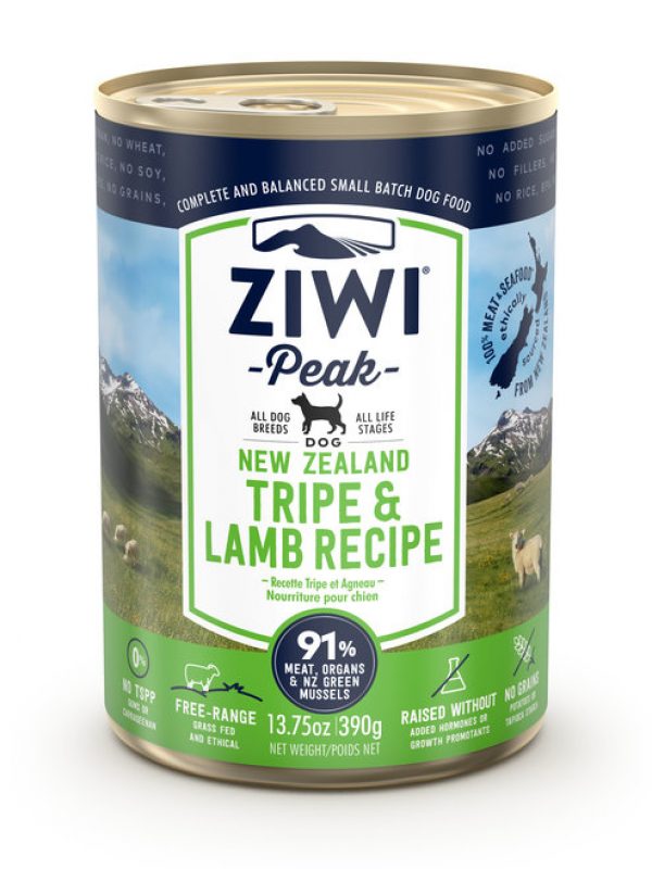 Ziwi Tripe & Lamb Wet Dog Food Cans