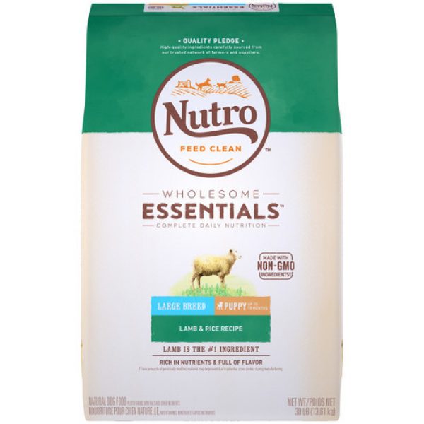 Nutro Wholesome Essentials Large Breed Puppy Natural Dry Dog Food Lamb & Rice