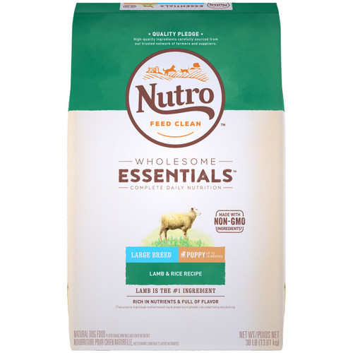 Nutro Wholesome Essentials Large Breed Puppy Natural Dry Dog Food Lamb