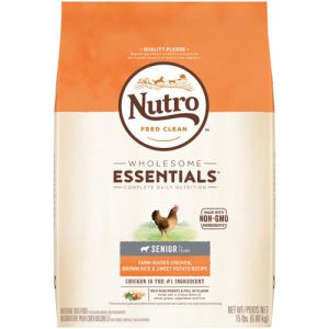 Nutro Wholesome Essentials Senior Natural Dry Dog Food Chicken, Brown Rice & Sweet Potato