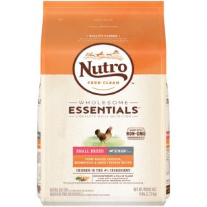 Nutro Wholesome Essentials Small Breed Senior Natural Dry Dog Food Chicken, Brown Rice & Sweet Potato