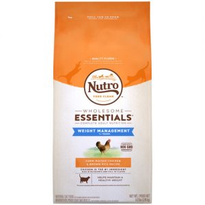 Nutro Wholesome Essentials Weight Management Adult Natural Dry Cat Food Chicken & Brown Rice