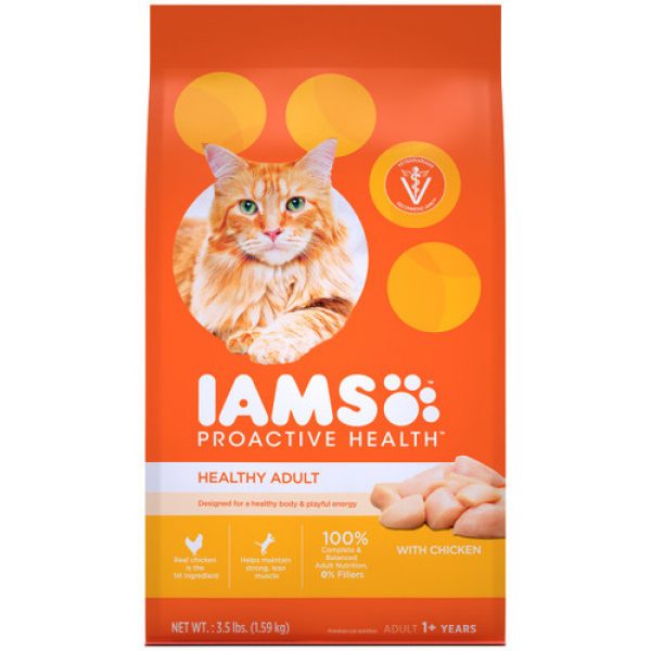 IAMS Proactive Health Adult Dry Cat Food with Chicken