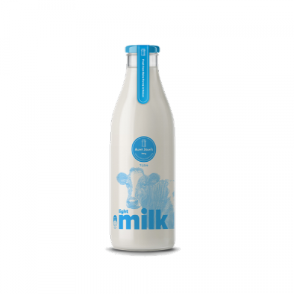 Aunt Jean's Light Milk 1 Litre