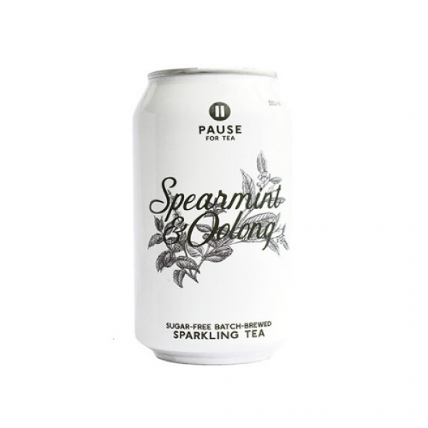 Pause for Tea Spearmint & Oolong Organic Herbal Sparkling Tea