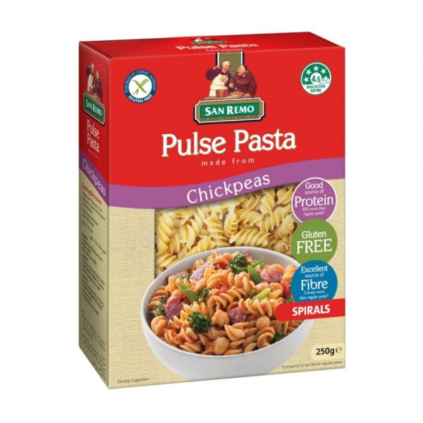 San Remo Pulse Pasta Pasta Spirals Chickpeas