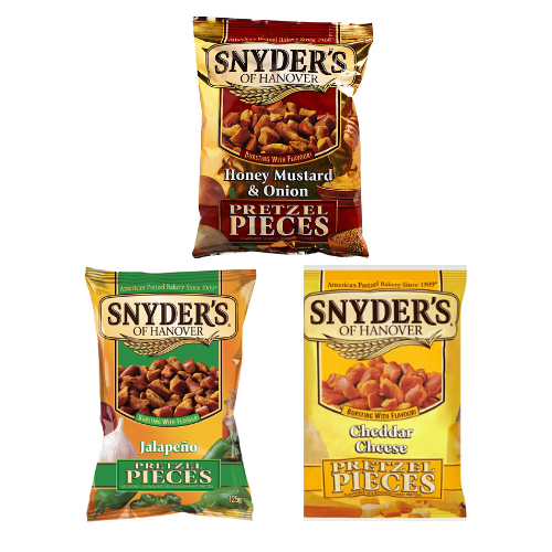 Snyder's of Hanover Pretzel Pieces Jalapeño / Cheddar Cheese / Honey