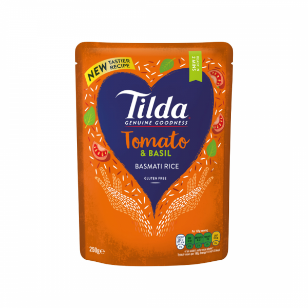 Tilda Tomato & Basil Basmati Rice Reviews Black Box