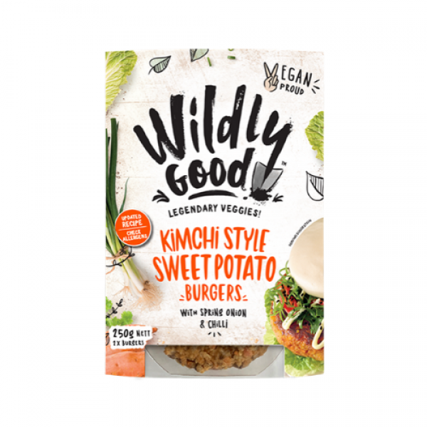 Wildly Good Veggie Burger Patties - Kimchi Style Sweet Potato