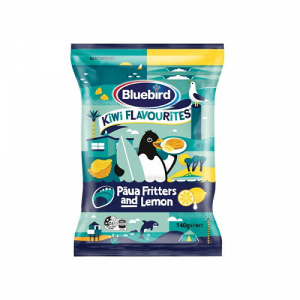 Bluebird Kiwi Favourites Paua Fritters and Lemon