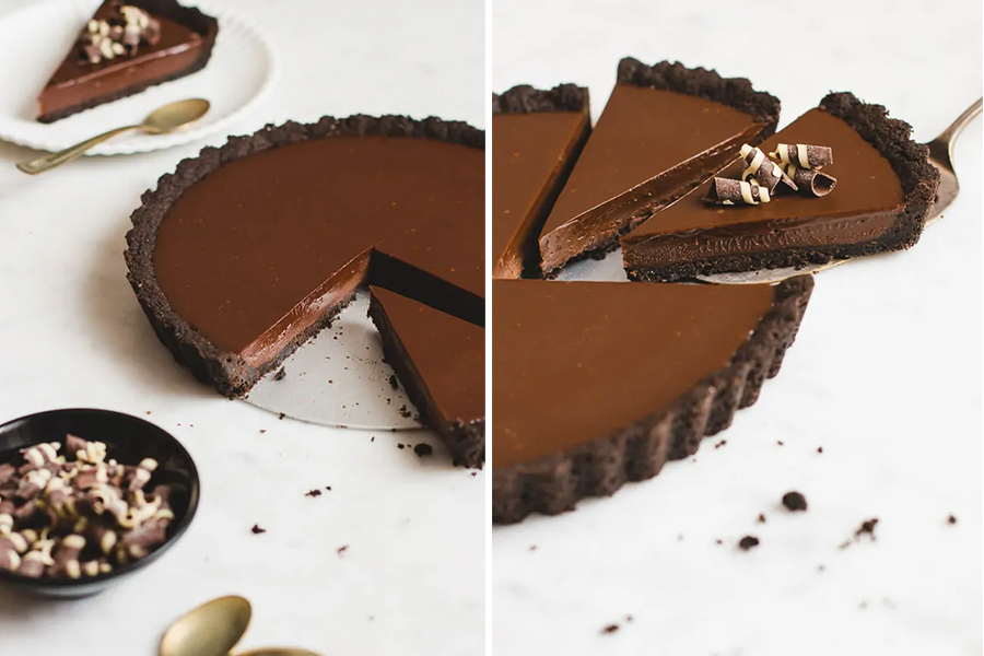 No-Bake Chocolate Tart