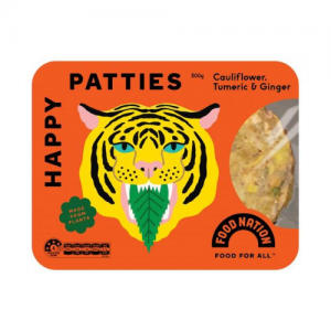 Food Nation Happy Patties Cauliflower, Turmeric & Ginger